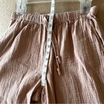 Wilfred  Free 100% Organic Cotton brown pull on wide leg Sail Pant size S Photo 5