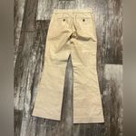 Theory  100% Leather Beige Flared Pants Size 2 Photo 4