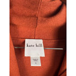 Kate Hill Women's Cardigan Orange Tan Button Front Size M Cashmere blends Photo 1
