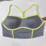Victoria’s Secret Ultimate Push up Corset Gray Yellow Sports Bra New Size XXL Photo 0