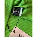 Micas  Green Cross Backless Mock Neck Tank Mini Dress Stretch Casual Vacation S Photo 3