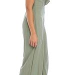 June and Hudson Green Ruffle Jumpsuit Photo 1