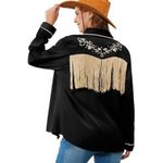 Idyllwind ✨ Womens Cory Ray Lurex Long Sleeve Western Sz XS Top✨ Photo 2