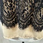 Bleuh Ciel  black lace overlay nude cami top size XS Photo 2
