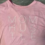Good hYOUman  Mom Hustle Pink Muscle Tank Top Photo 1