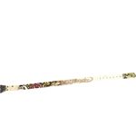 Ed Hardy Vintage  White‎ Leather Belt With Star Buckle Size 34 Photo 2