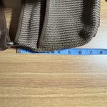 The Sak Brown Woven Crochet With Teal Interior Shoulder Bag Purse Small Bag Photo 14