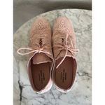 Cole Haan  Signature Grand OS Shoes Womens 8.5 B Light Pink Suede Wingtip Oxford Photo 4