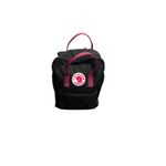 Fjällräven Kånken Classic Backpack Black with Red Handles & Straps – 14” x 10” Photo 2