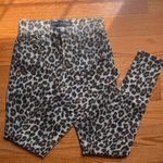 Veronica Beard New  Brooke Skinny Leopard Print Jeans Size 24 Photo 0