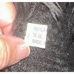 Black‎ Knit Sweater Fringe Poncho One Size Black Size undefined Photo 3