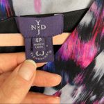 NYDJ Mini Dress Sylvia Berry Tweed V-Neck Side Twist Slimming Size 4 PETITE NEW Photo 5