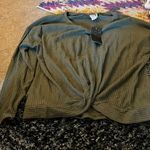 Paper Crane NWT  large green top Photo 0