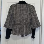 Trina Turk Black & White Tweed Dickens Jacket Photo 3