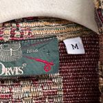 Orvis Vintage  Blazer Jacket Womens M Tapestry Southwestern Aztec Boho Heritage Photo 10