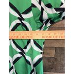 Crown & Ivy Green & Navy Shift Dress Size 6 Event Wedding Spring Summer Lite Photo 4