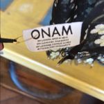 Floral Black and White Scarf Photo 2