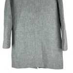 J.Crew  Cocoon Coat in Italian Stadium Cloth Wool Blend Gray Size 2 Photo 10