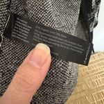 Eileen Fisher Black Bone Fine Organic Linen Crepe Knit Cardigan Size Large Photo 4