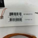 MINKPINK Sun & Earth Frill Triangle Orange Metallic Copper Bikini Top New XS Photo 3