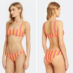 Solid & Striped NEW Elle bikini set, Fuschia/Marigold, Large Photo 1