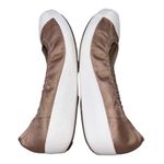 Fit Flop F-Pop Ballerina Timber Wolf Canvas Wedge Shoes Photo 3