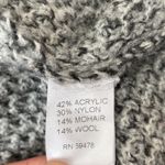 Cocogio gray tweed open cardigan sweater medium Photo 5