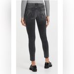 Mother The Stunner Frayed Ankle Friday the 13th Jeans 25 Black Photo 3