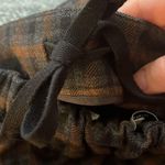 Vince Plaid Pull On Pants Mahogany Plaid Size Large Photo 5