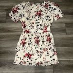 Love Shack Fancy NWT  Beige Cottagecore Sutton Assymetrical Floral Ruffle Minidress Photo 1