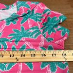 Simply Southern  women’s size small pullover dress with pockets pink aqua tress Photo 3