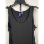 Seraphine Black Sleeveless‎ Ruched Side Seam Maternity Tank Dress Size 6 Photo 1