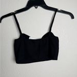 ZARA  Women Size Small Black Basic Sleeveless crop top tank New‎ Photo 4