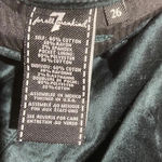 7 For All Mankind  Green Mini Button Up Skirt With Pockets‎ Size 26 Photo 7