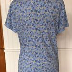 kim rogers BOGO Short Sleeve Polo Willow Print Top Photo 1
