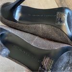 Banana Republic  Hello Sole Mate Gold Metallic Heels size 6 Glitter Stiletto Pump Photo 8