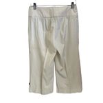 Bebe Cropped Pants Women’s Trousers size 4 Ivory Photo 2
