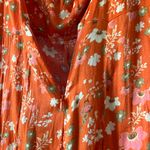 Free People NWT  It Takes Two Floral Print V-Neck Open Back Dress Photo 12