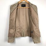 Lafayette 148 New York Neutral Linen Blend Blazer Photo 8