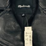 Madewell NEW Motorcycle Biker Jacket Women Ultimate Black Soft Leather XS Grunge Photo 5