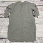 Mer Sea Essential Cotton Shirt Dress Grey Chambray Size L / XL Photo 6