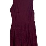 B Darlin Maroon Red Dress Lace Detail Women’s Size Medium Semi-Formal Design Polyester! Photo 0