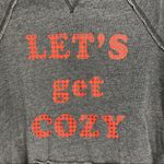 Grayson Threads LET'S GET COZY SOFT COTTON BLEND GRAPHIC HOODIE MEDIUM Photo 2