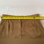 Vintage Corduroy Skirt Below knee size 14 Tan Photo 5
