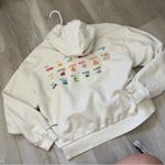 Pangaia x SDGS Hoodie Sweatshirt organic cotton womens Cream (small) casual Red Photo 3