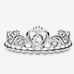 Pandora Size 6 Silver Princess Ring Photo 0