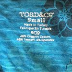 Toad & Co Rosalinda Dress Small Blue Sustainable Organic V Neck Outdoor Stretch Photo 4