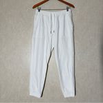 Athleta Women’s Farallon Jogger Pants Pull On Mid Rise in Magnolia White SP Photo 2