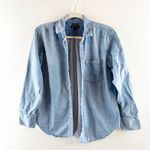 J.Crew Garcon Classic Chambray Denim Button Up Shirt Storm Wash Blue 2 Photo 1