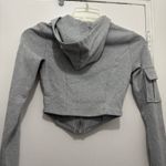 Bad Society Ella corset hoodie grey size S Gray Photo 8